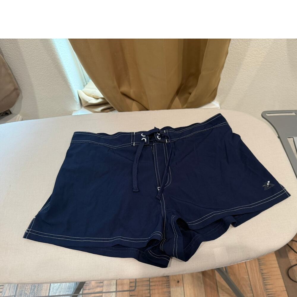 ZEROXPOSUR Women's Size 12 Navy Blue Board Shorts Swimwear